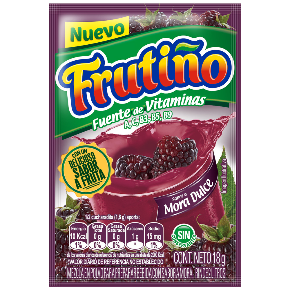 Frutiño Mora Dulce 18g