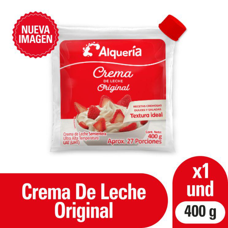 Crema de leche Alquería 400g