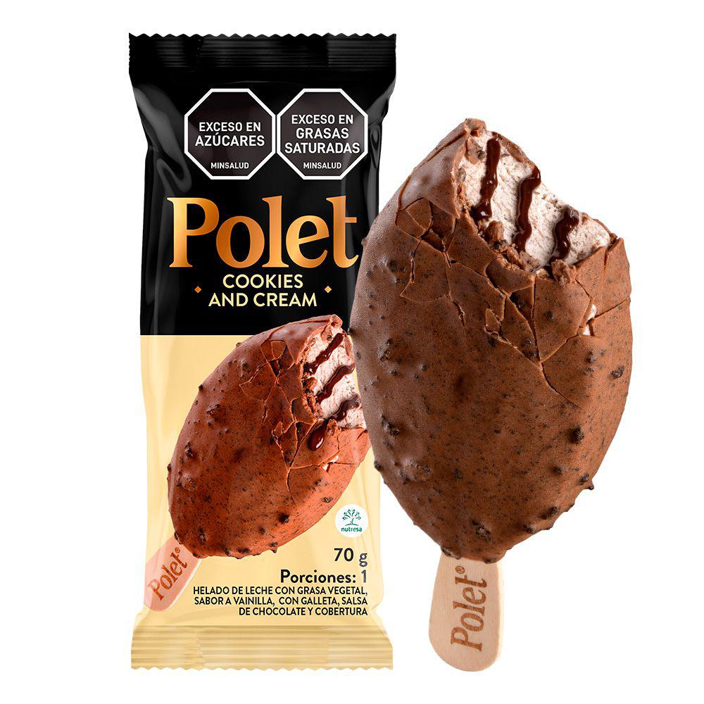 Polet Cookies and Cream Crem Helado 70g