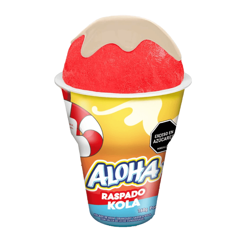 Vaso Raspado Kola Aloha Crem Helado 160g
