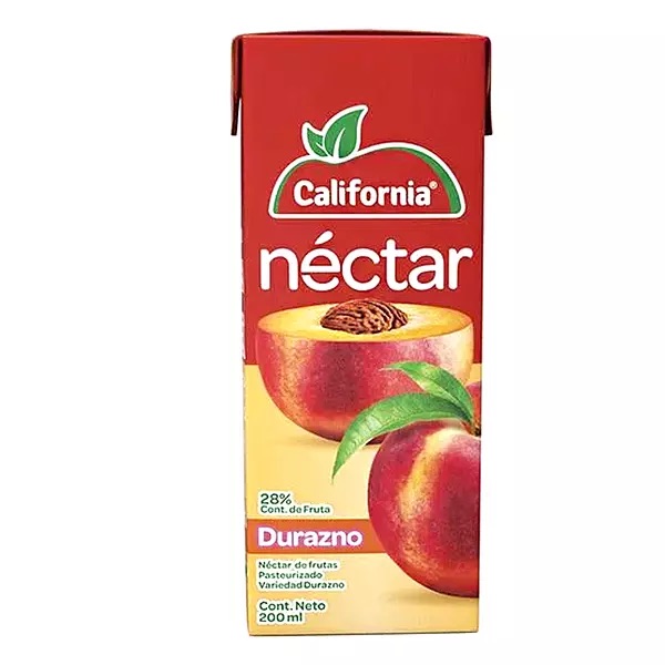 Jugo California Durazno 200ml