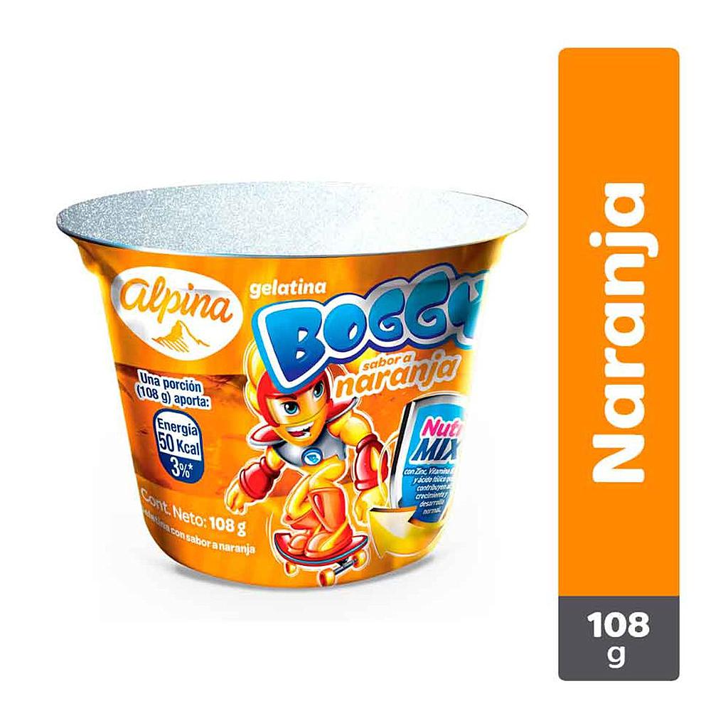 Gelatina Boggy Naranja Alpina 108g