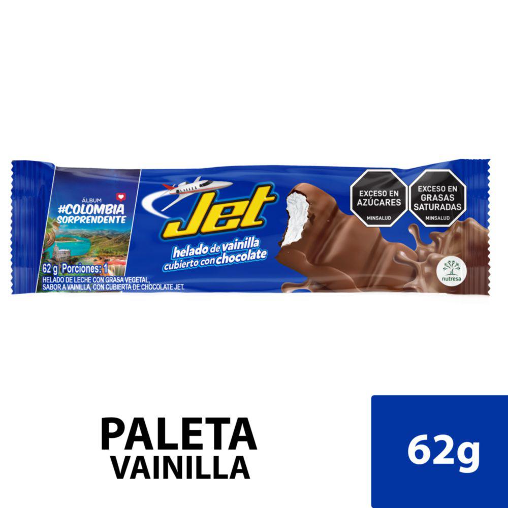 Paleta Jet Vainilla Crem Helado 62g