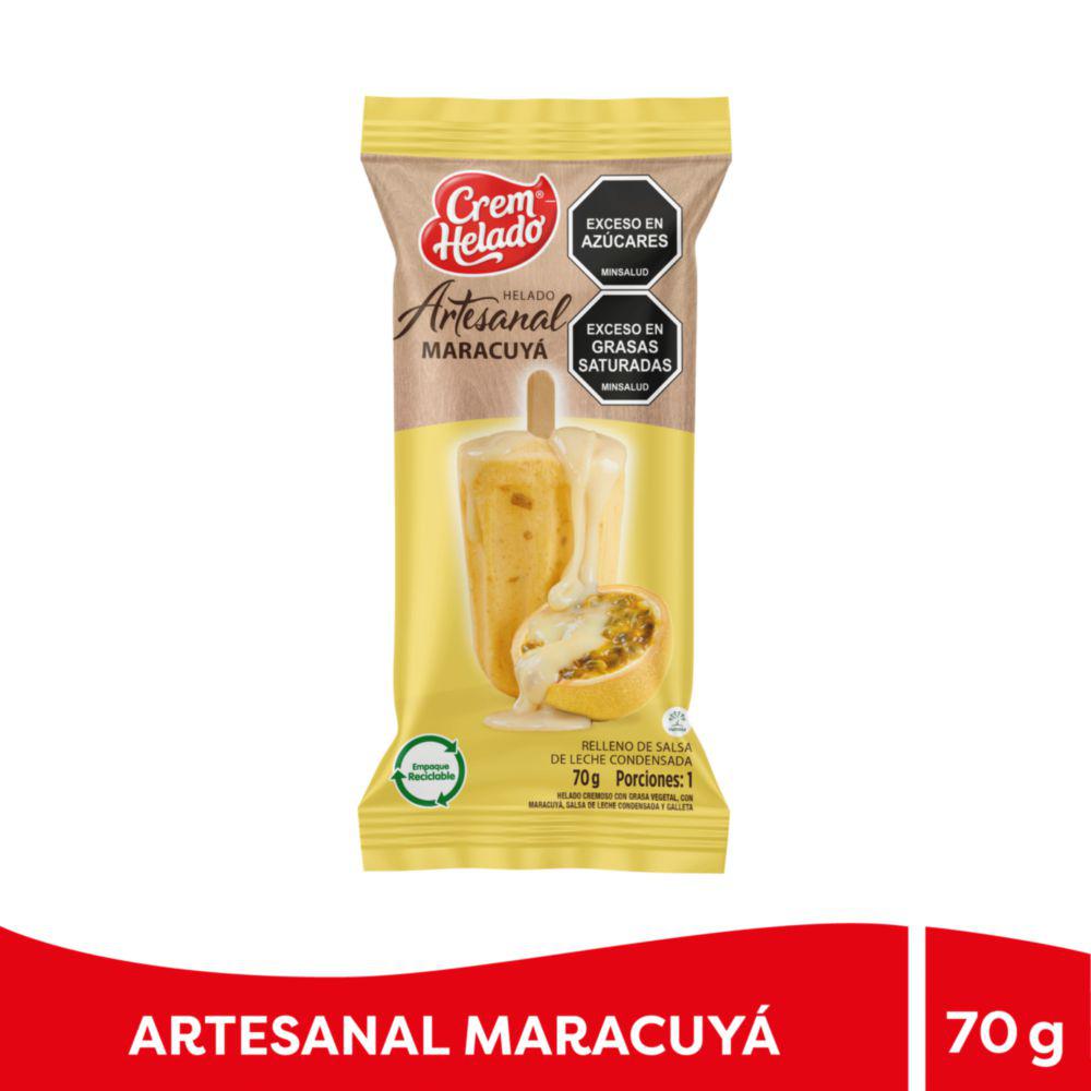 Artesanal Maracuyá Crem Helado 70g