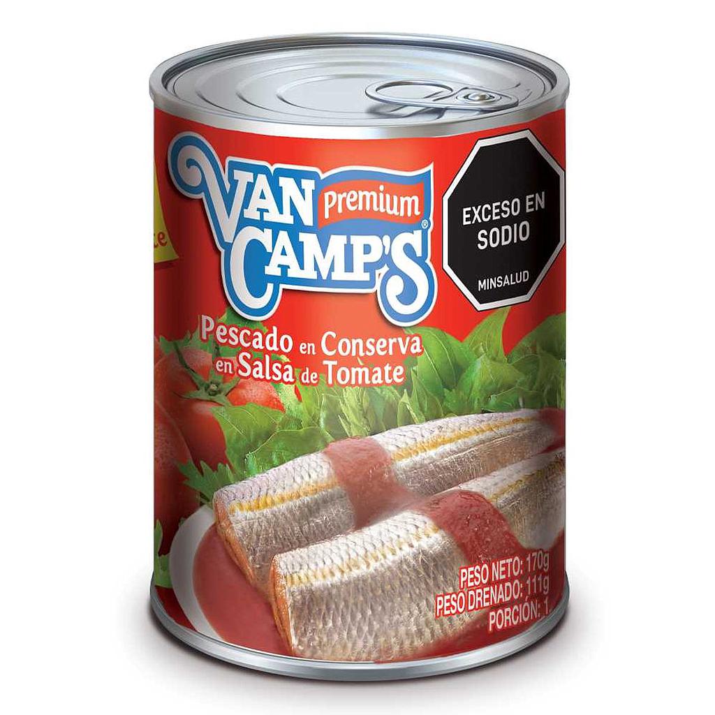 Sardinas en salsa de tomate Van Camp´s 170g