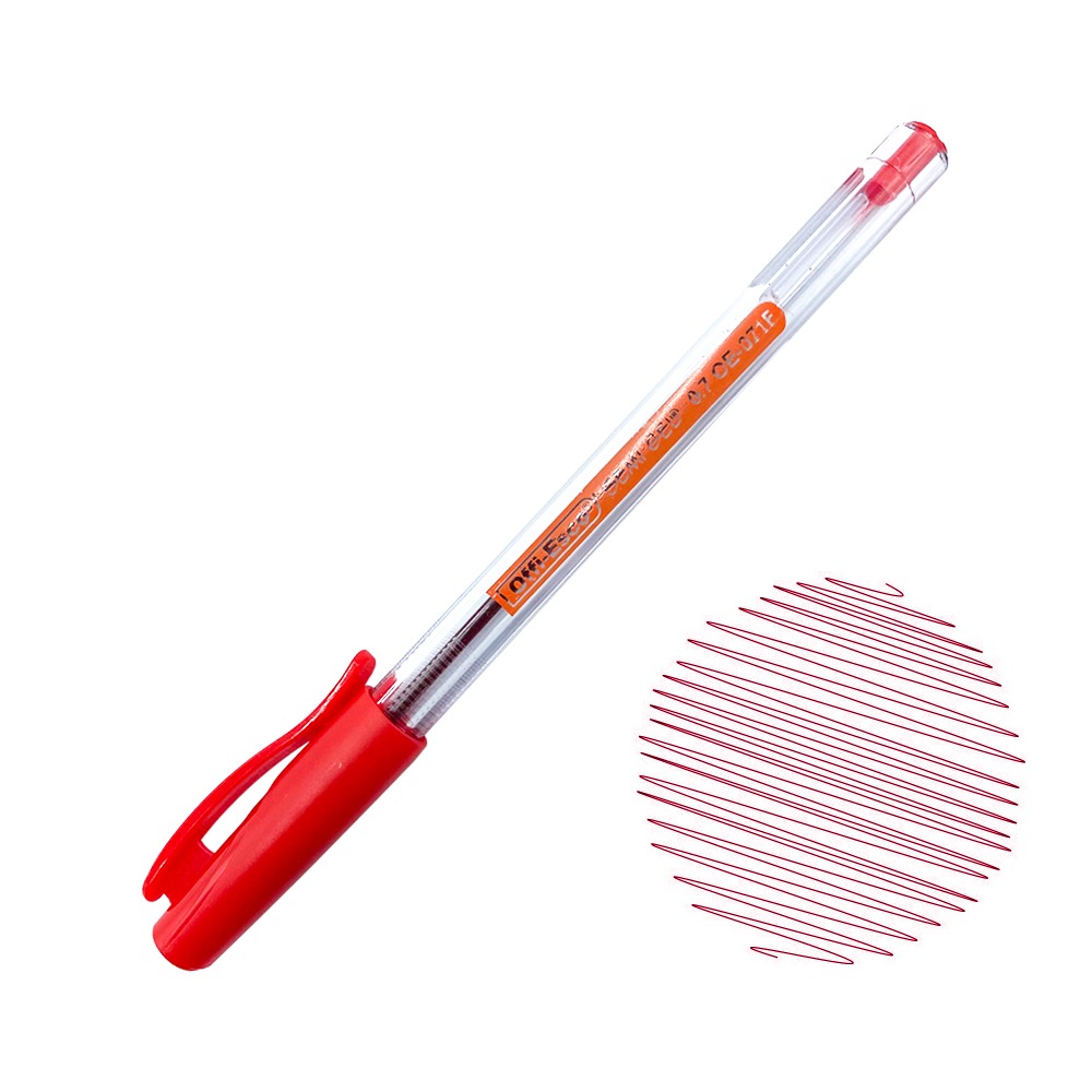 Esfero Rojo Offi-Esco Unidad 07mm