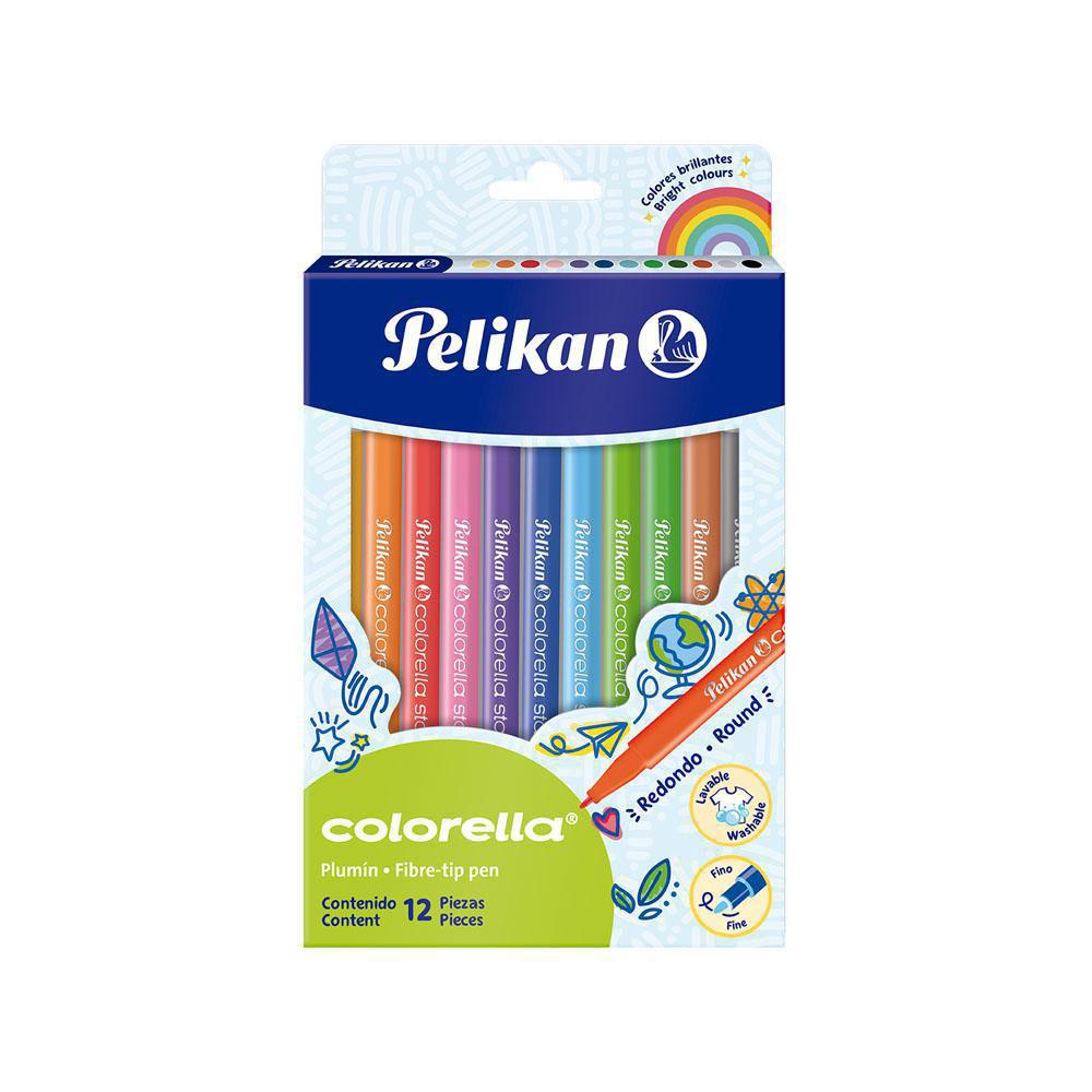 Plumón 12 unidades Pelikan