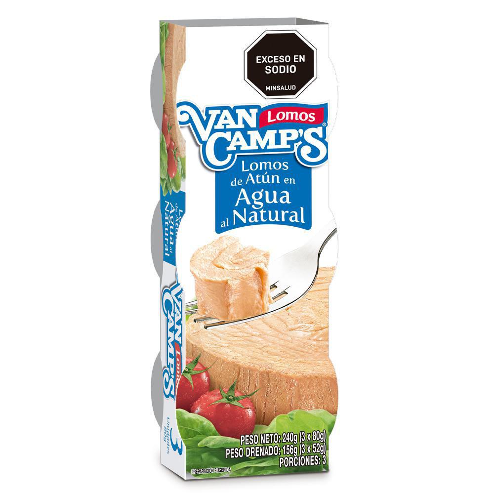 Atún en Agua Lomos Van Camps 156g