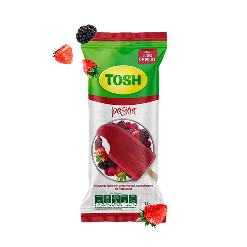 Paleta Tosh Pasión Crem Helado72g