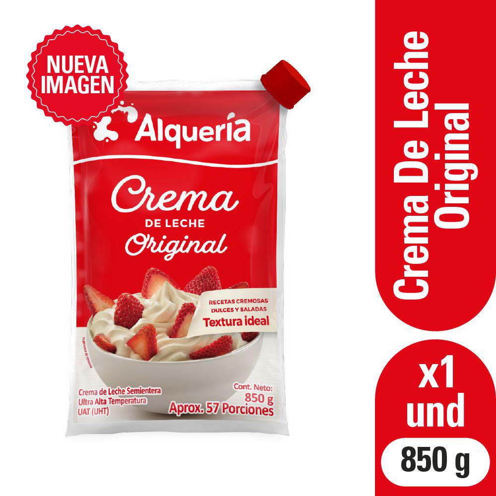 Crema de leche Alquería 850g