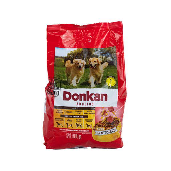 Donkan Adulto Carne y Cereales 800g