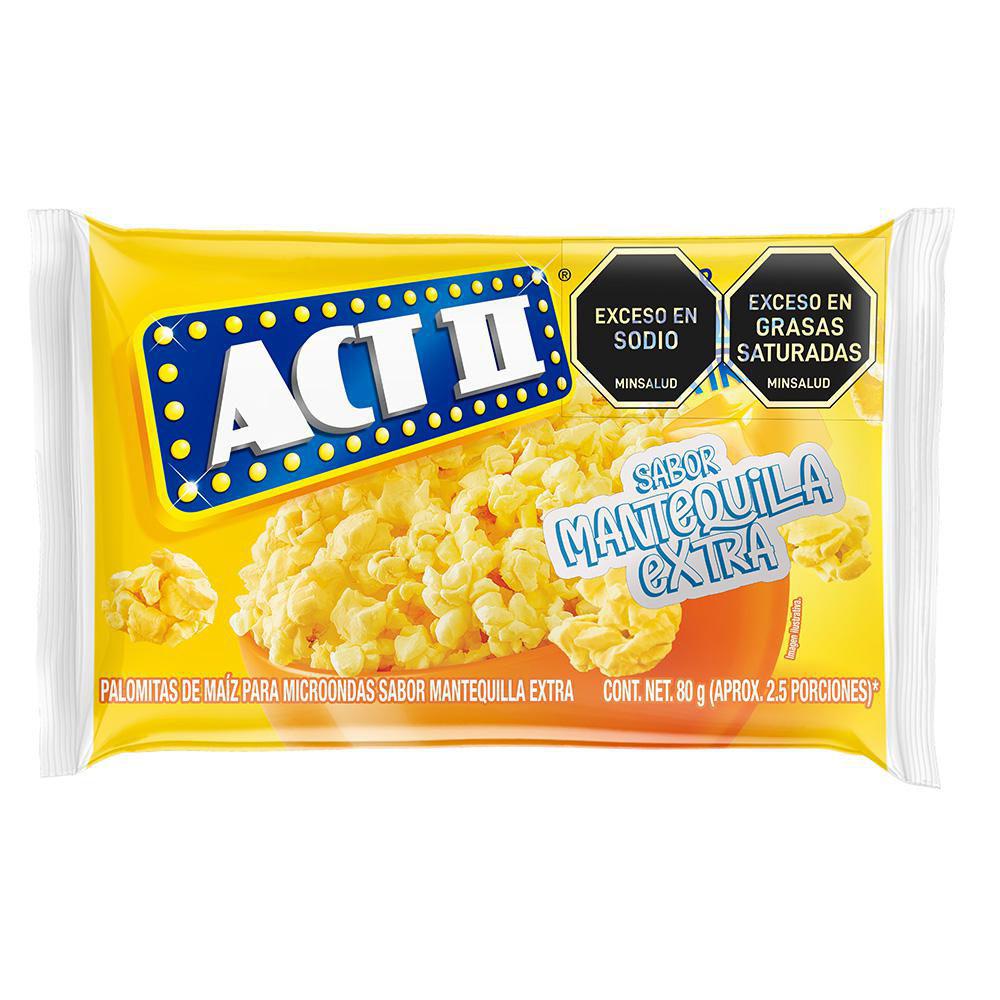 Palomitas Extra Mantequilla ACT II 80G