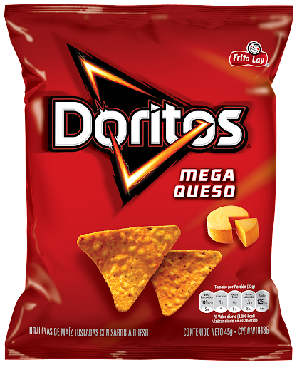 Doritos Mega Queso Margarita 43g