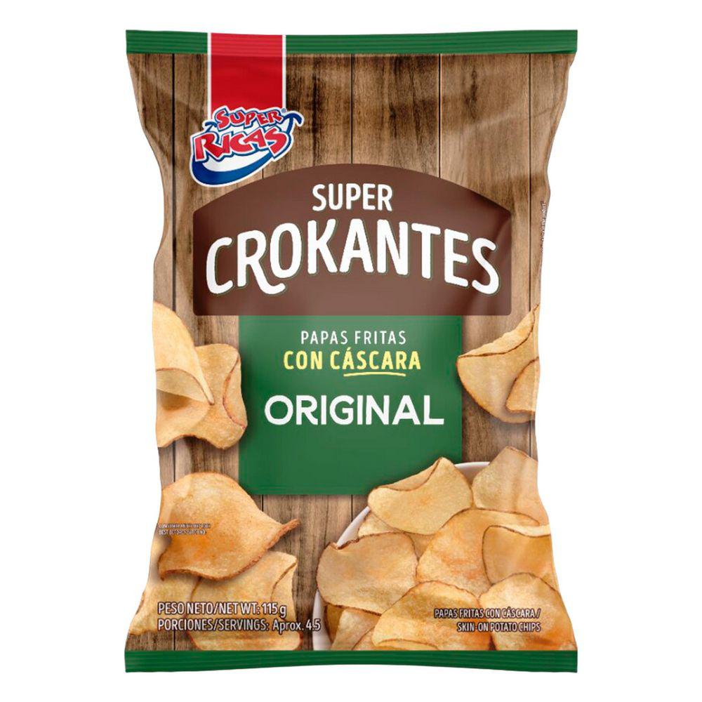 Papas Crokantes Natural Super Ricas 115g